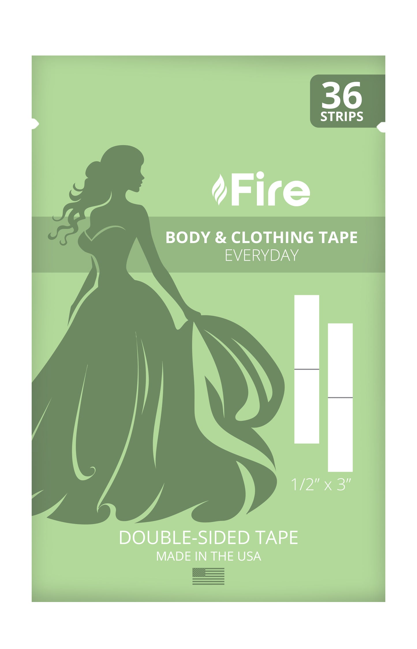 Fire Body and Clothing Tape-Everyday-36 Count